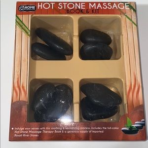 Hot stone massage book & kit